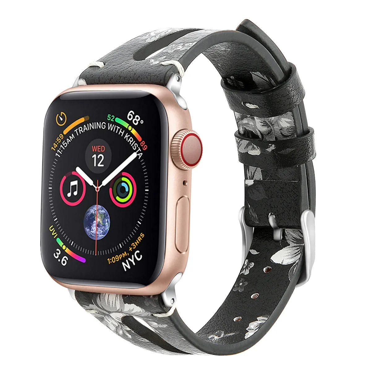 With a scaled-down open leather strapfor iwatch W24KAW81139