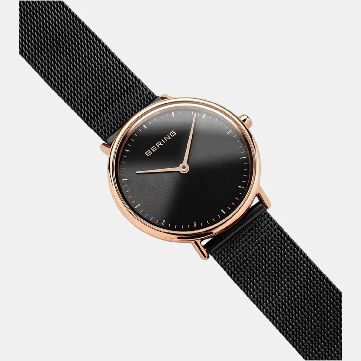 Women Black Analog Stainless Steel Watch 15729-166