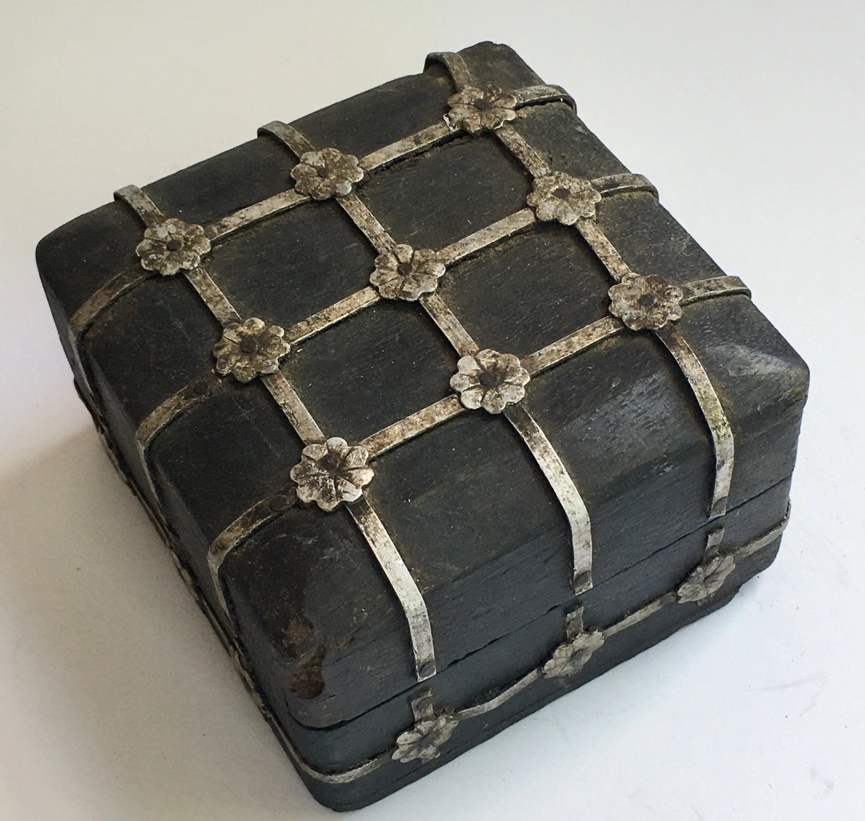 Wood and Metal Decorative Box