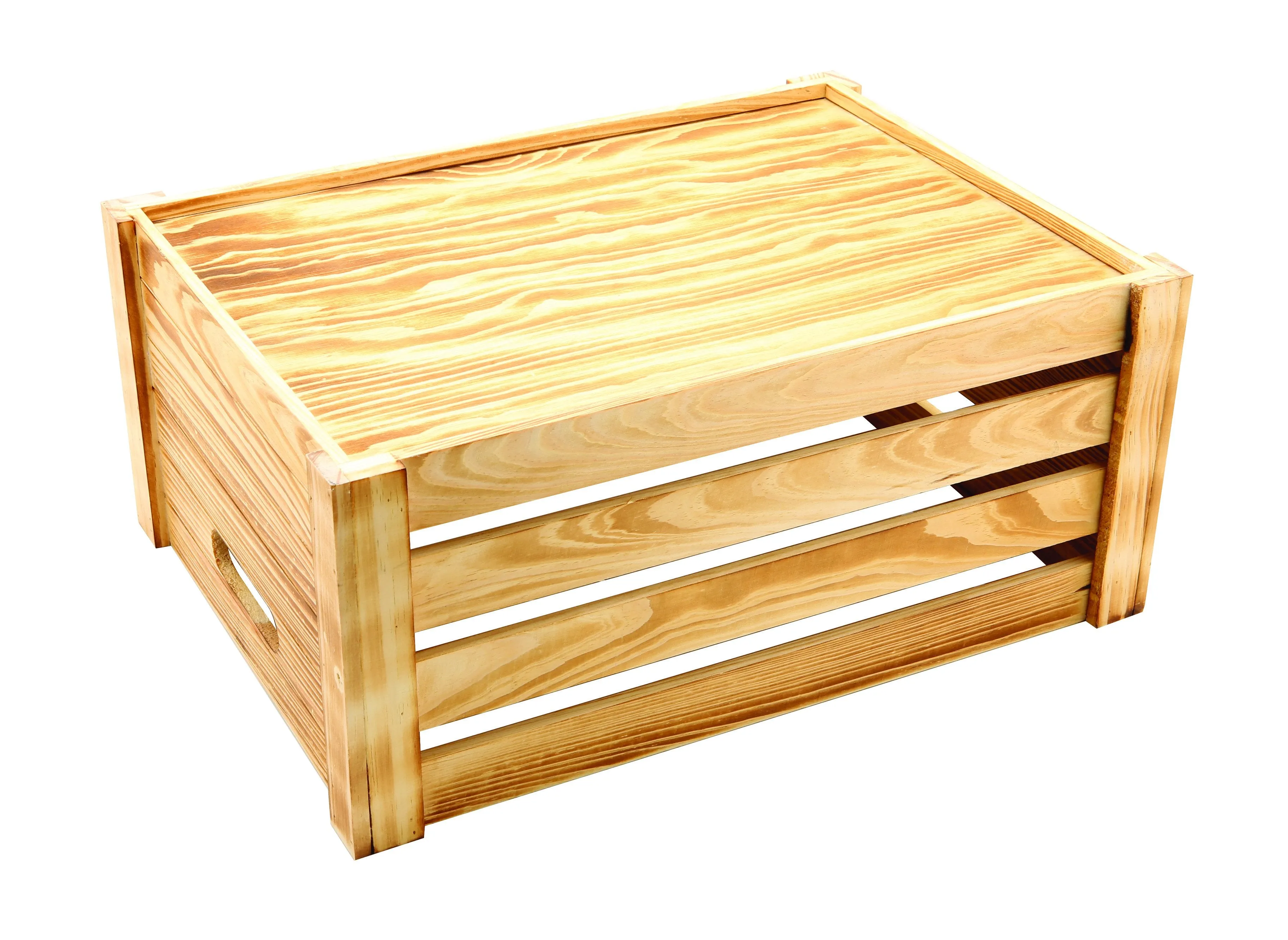 Wooden Crate Rustic Finish 41 x 30 x 18cm