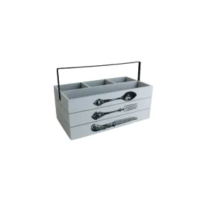 Wooden Cutlery Gift Box with Handle XWD019