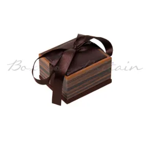 Wooden Double Ring Box