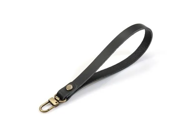 Wristlet Strap: Natural Rawhide - 7"