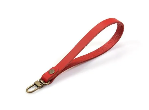 Wristlet Strap: Natural Rawhide - 7"