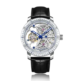 ZEROO T5 THE ARCHER FULL SKELETON TOURBILLONMANUAL TOURBILLON WATCH FOR GENTS - ZT005CSW